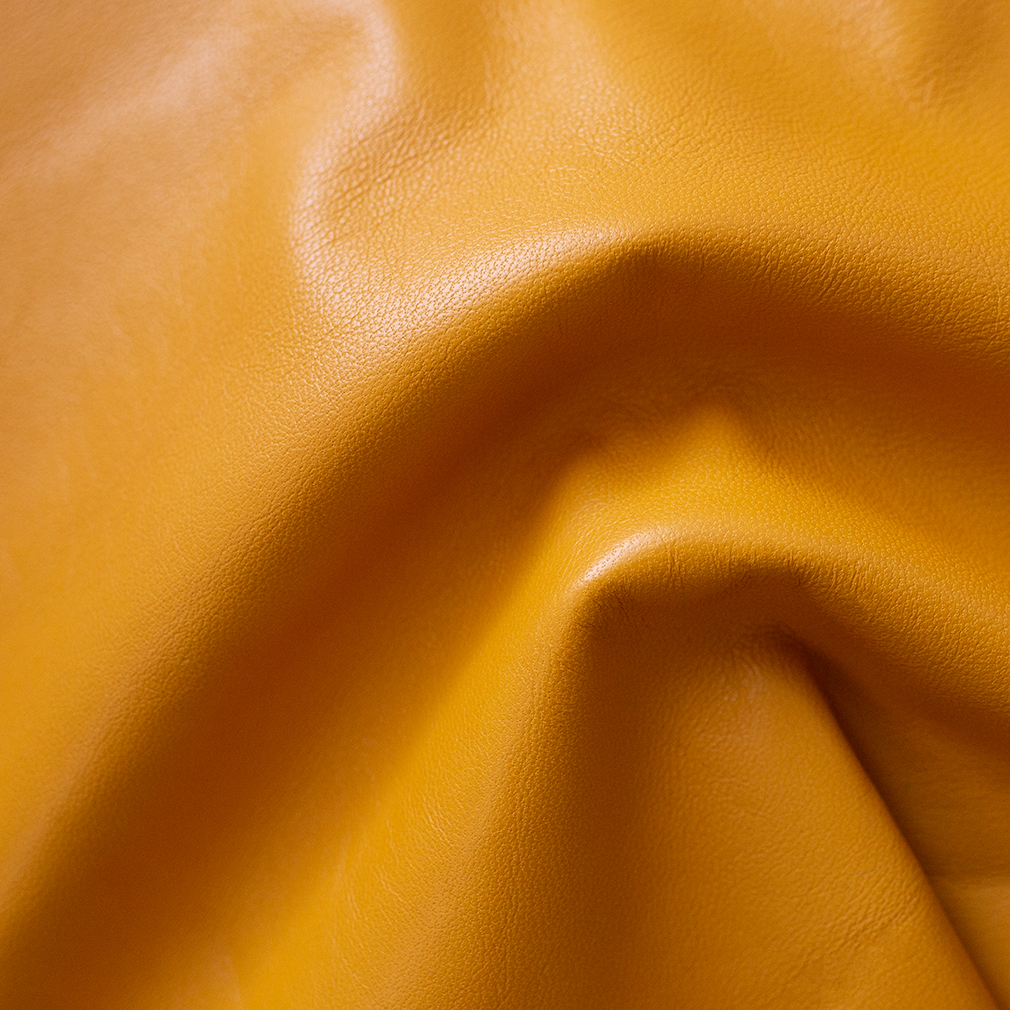 Large Hand-Bound Leather Quad - Canary Yellow - LDP-HB-LQ-CNY