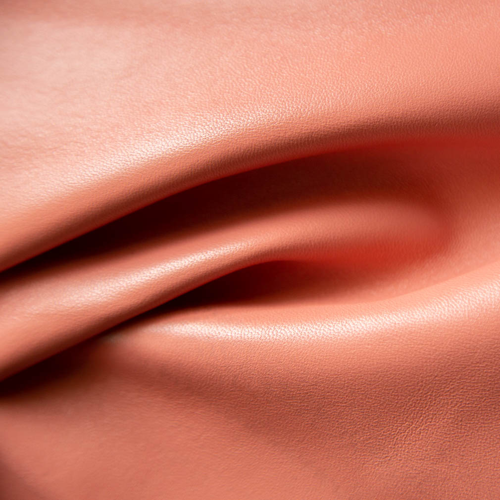 Hand-Bound Genuine Leather Quad - Coral Pink - LDP-HB-RQ-CPK