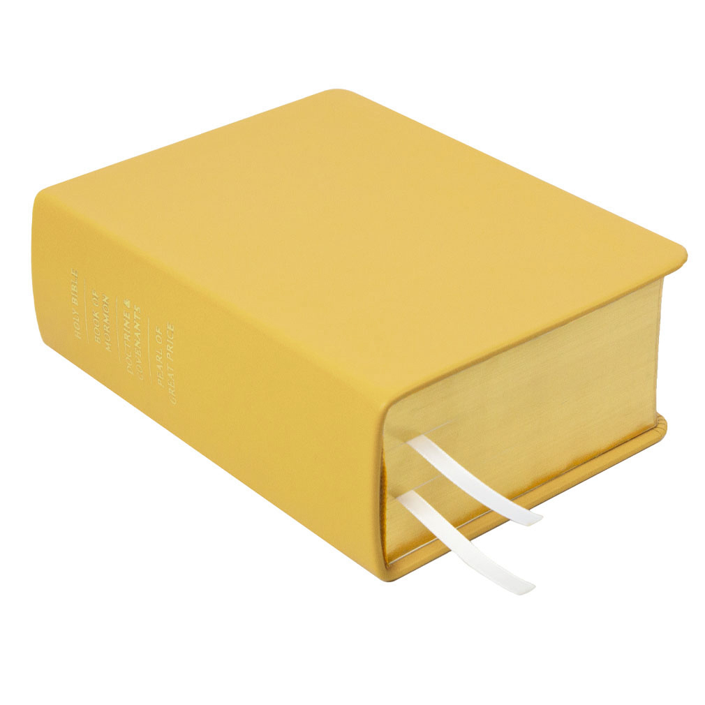 Hand-Bound Genuine Leather Quad - Buttercup Yellow - LDP-HB-RQ-BCY