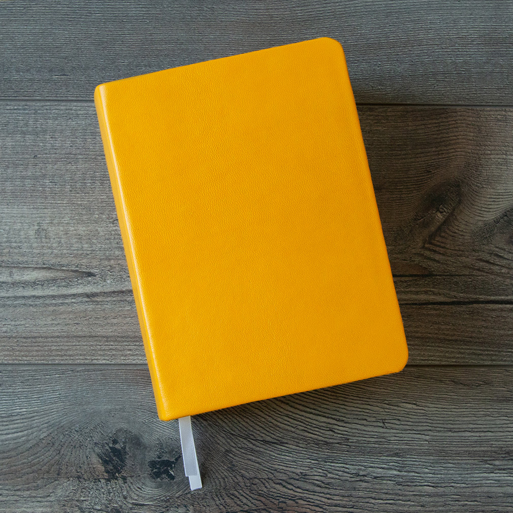 Hand-Bound Genuine Leather Bible - Canary Yellow - LDP-HB-RB-CNY