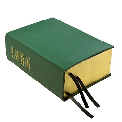 Pre-Made Hand-Bound Genuine Leather Quad - Emerald Green emerald green lds scriptures, green scriptures, green quad, green lds quad
