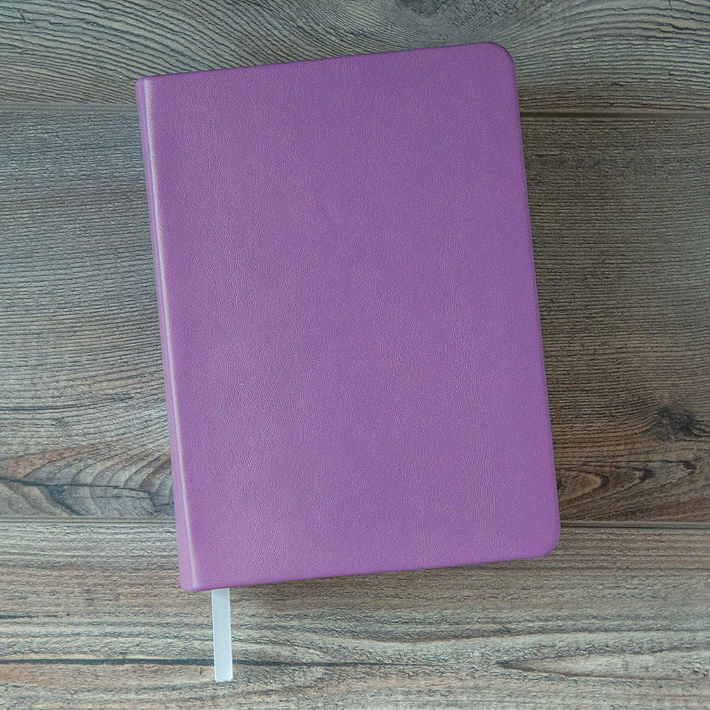 Hand-Bound Leather Book of Mormon - Lilac - LDP-HB-BOM-LLC