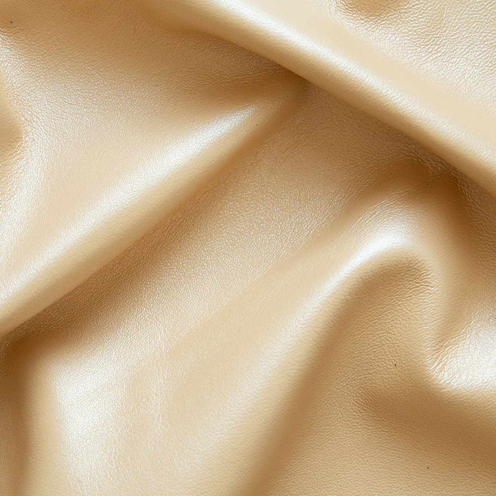 Large Hand-Bound Genuine Leather Quad - Pearlized Tan - LDP-HB-LQ-PZT