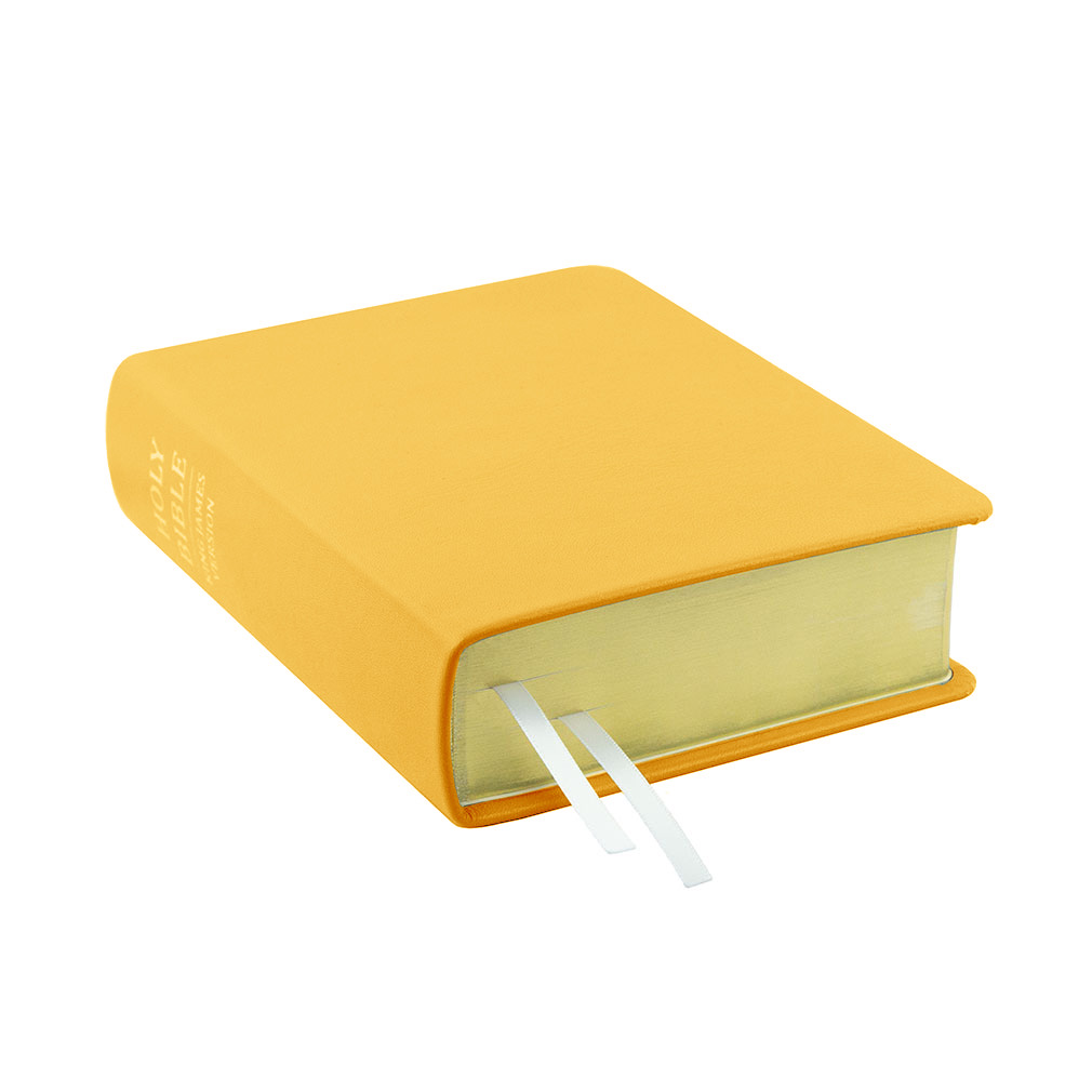 Hand-Bound Genuine Leather Bible - Buttercup Yellow - LDP-HB-RB-BCY