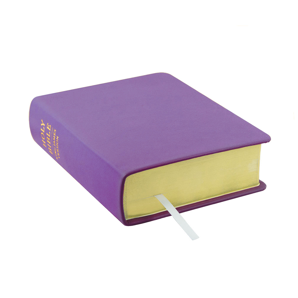 Hand-Bound Genuine Leather Bible - Lilac - LDP-HB-RB-LLC