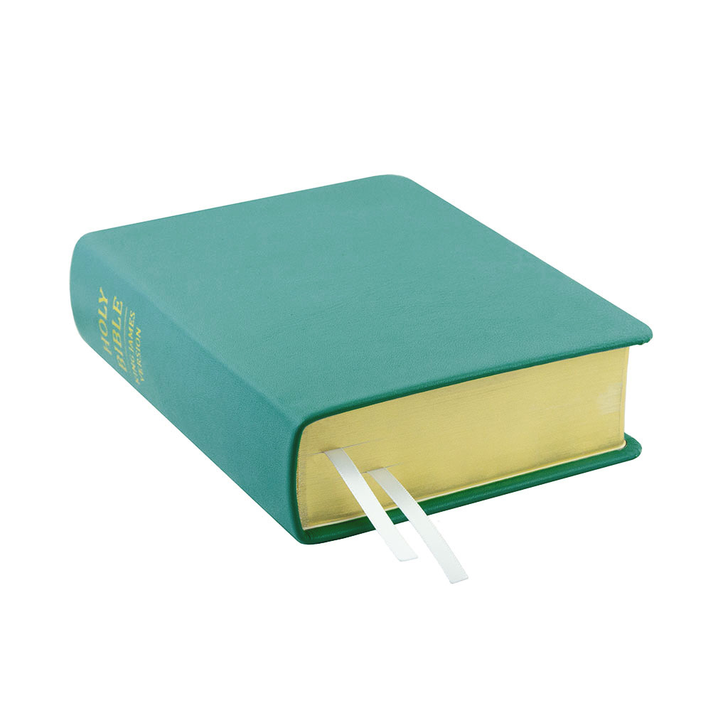 Hand-Bound Genuine Leather Bible - Teal - LDP-HB-RB-TEL