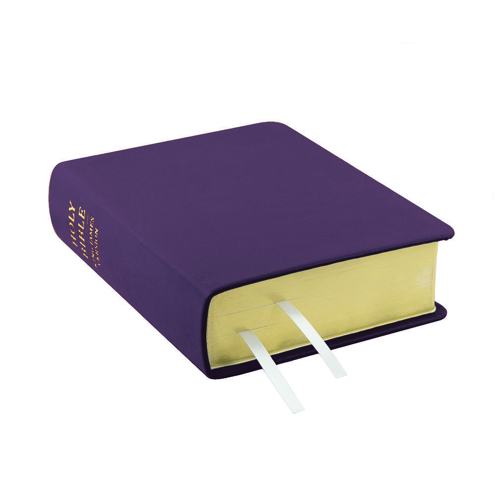Hand-Bound Genuine Leather Bible - Violet - LDP-HB-RB-VLT