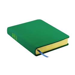 Hand-Bound Genuine Leather Triple - Kelly Green