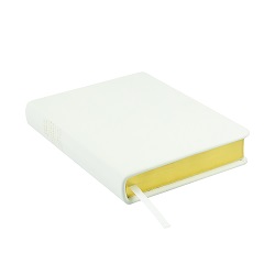 Hand-Bound Leather Triple - White white lds scriptures, custom lds scriptures, white lds scripture, white triple combination, color triple combination scriptures,white triple combination scriptures