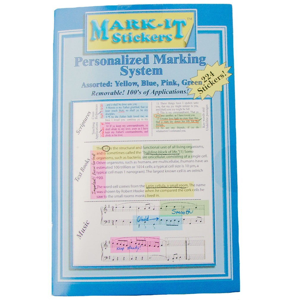 Personalized Marking Scripture Stickers - SS-MARKIT-DEAL