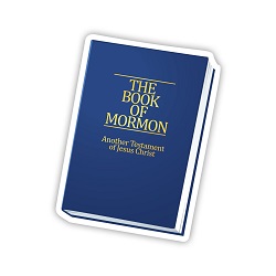 Book of Mormon Vinyl Sticker book of mormon sticker, lds scripture sticker, lds water bottle sticker, lds laptop sticker, lds vinyl stickers